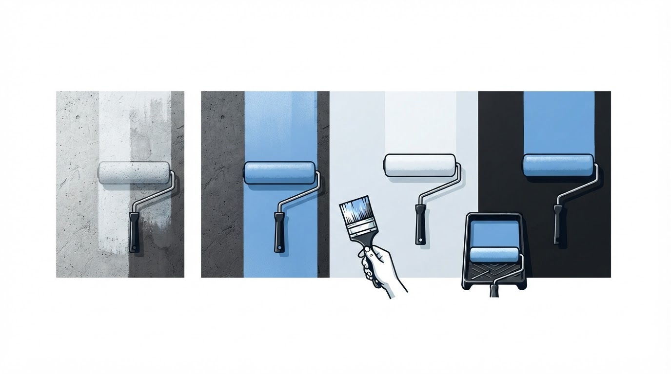 Cuántas manos de pintura necesita una pared según el color y la superficie