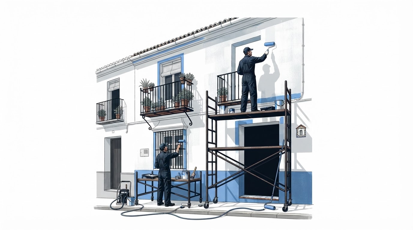 Pintores de fachadas para comunidades de vecinos en Andalucía