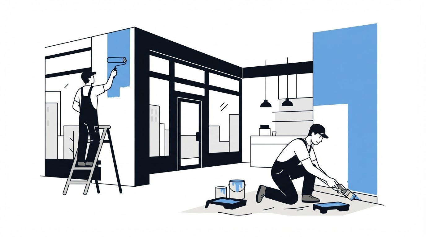 Pintores para locales comerciales: pintura profesional para tu negocio
