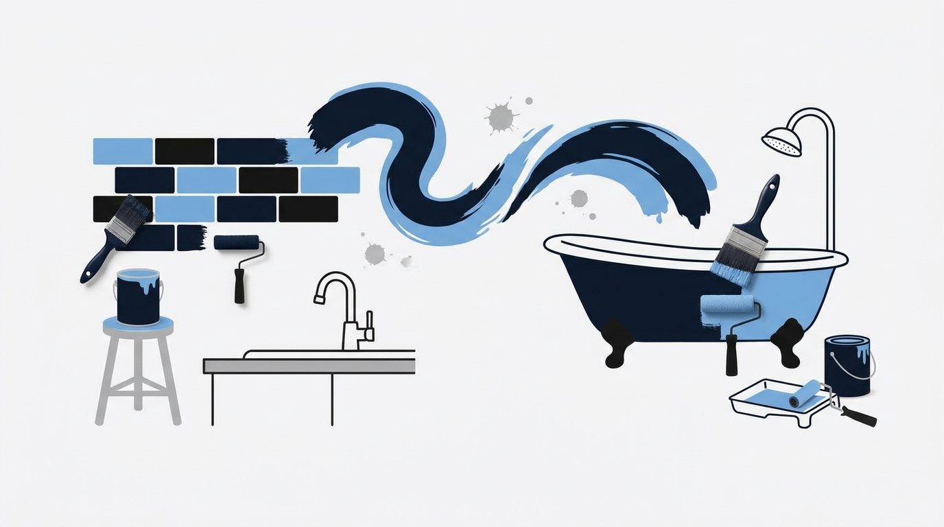 Qué pintura usar en baños y cocinas según la superficie - qué pintura usar para baños y cocinas