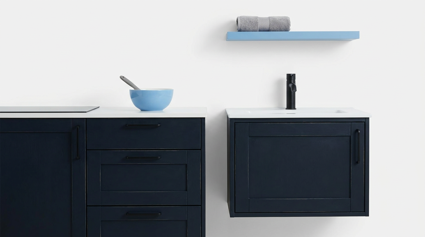 Qué pintura usar para muebles de cocina y baño